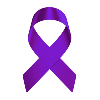 purple alzheimers support ribbon, paracord bracelet to support alzheimers with purple support ribbon